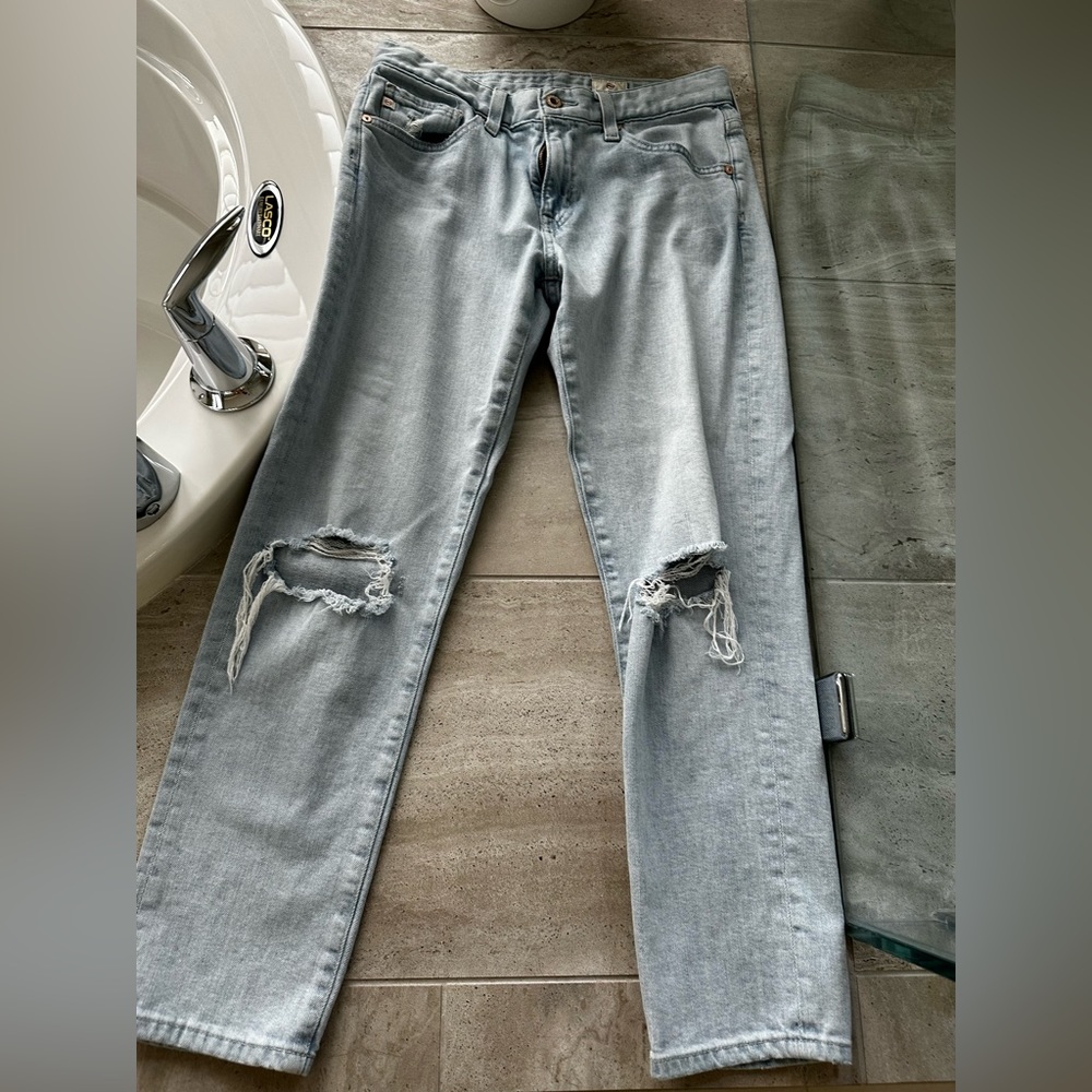 AG Ex boyfriend slim light wash jeans